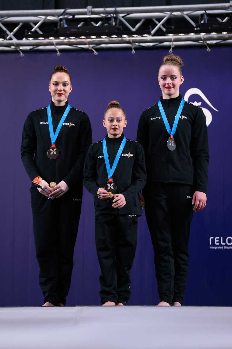 Zilver voor SPORTAC86 op Europees kampioenschap acrogym in Luxemburg