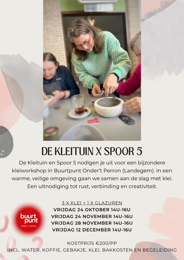 Kleiworkshops in Landegem: Creativiteit en Verbinding voor Iedereen! (buurtpunt)