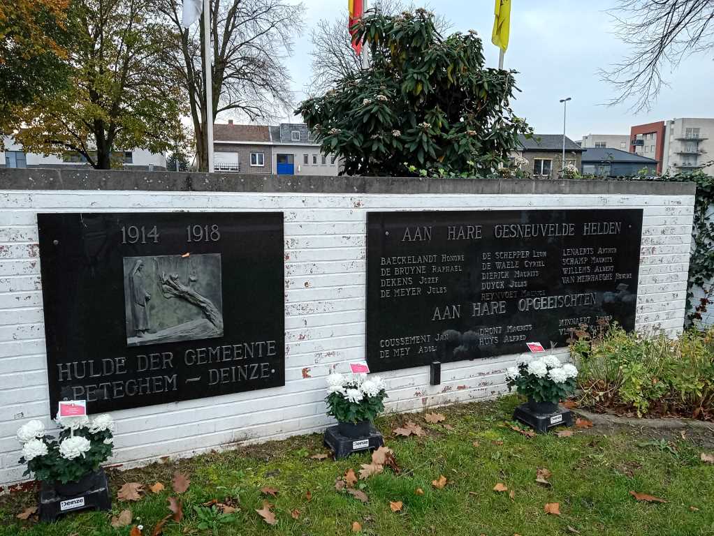 Eerherstel voor gesneuvelde soldaten uit Deinze?